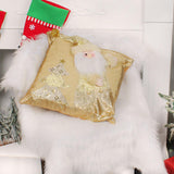 Maxbell Square Christmas Snowman Throw Pillow Santa Claus for Decoration Sofa Couch snowman pillow