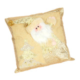 Maxbell Square Christmas Snowman Throw Pillow Santa Claus for Decoration Sofa Couch elderly pillow