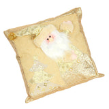 Maxbell Square Christmas Snowman Throw Pillow Santa Claus for Decoration Sofa Couch elderly pillow