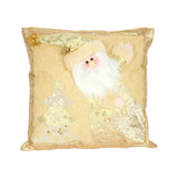 Maxbell Square Christmas Snowman Throw Pillow Santa Claus for Decoration Sofa Couch elderly pillow