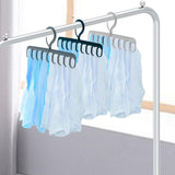Maxbell Portable Clothing Hanger Support Hanger Drying Hanger for Pants Socks Scarf Blue