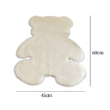 Maxbell Floor Mat Doormat Carpet Bedroom Rug Throw Rug for Decor Beige Small