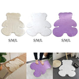 Maxbell Floor Mat Doormat Carpet Bedroom Rug Throw Rug for Decor Beige Small
