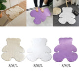 Maxbell Floor Mat Doormat Carpet Bedroom Rug Throw Rug for Decor Beige Small