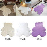 Maxbell Floor Mat Doormat Carpet Bedroom Rug Throw Rug for Decor Beige Small
