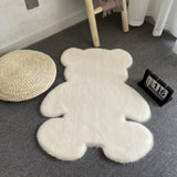 Maxbell Floor Mat Doormat Carpet Bedroom Rug Throw Rug for Decor Beige Small