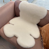 Maxbell Floor Mat Doormat Carpet Bedroom Rug Throw Rug for Decor Beige Small