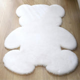 Maxbell Floor Mat Doormat Carpet Bedroom Rug Throw Rug for Decor White Medium