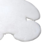 Maxbell Floor Mat Doormat Carpet Bedroom Rug Throw Rug for Decor White Medium