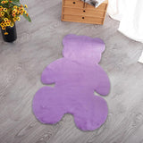 Maxbell Floor Mat Doormat Carpet Bedroom Rug Throw Rug for Decor Amaranth Small