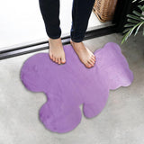 Maxbell Floor Mat Doormat Carpet Bedroom Rug Throw Rug for Decor Amaranth Medium