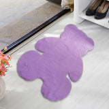 Maxbell Floor Mat Doormat Carpet Bedroom Rug Throw Rug for Decor Amaranth Large