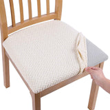 Maxbell Polyester Chair Cover Kitchen Chair Cover for Ceremony Bedroom Restaurant White