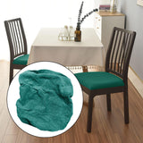 Maxbell Polyester Chair Cover Kitchen Chair Cover for Ceremony Bedroom Restaurant Green