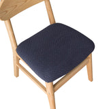 Maxbell Polyester Chair Cover Kitchen Chair Cover for Ceremony Bedroom Restaurant Navy Blue