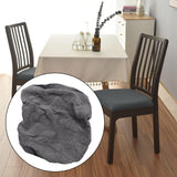 Maxbell Polyester Chair Cover Kitchen Chair Cover for Ceremony Bedroom Restaurant Dark Gray