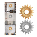 Maxbell Round Wall Mirror Makeup Mirrors for Home Decoration Aureate