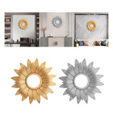 Maxbell Round Wall Mirror Makeup Mirrors for Home Decoration Aureate