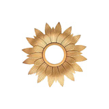 Maxbell Round Wall Mirror Makeup Mirrors for Home Decoration Aureate