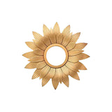 Maxbell Round Wall Mirror Makeup Mirrors for Home Decoration Aureate