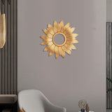 Maxbell Round Wall Mirror Makeup Mirrors for Home Decoration Aureate