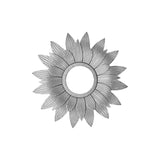 Maxbell Round Wall Mirror Makeup Mirrors for Home Decoration Argent