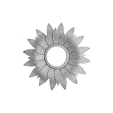 Maxbell Round Wall Mirror Makeup Mirrors for Home Decoration Argent