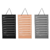 Maxbell Belt Display Dustproof Rack Wall Hanging Felt Adults for eight belts 5 Medals Black