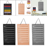 Maxbell Belt Display Dustproof Rack Wall Hanging Felt Adults for eight belts 5 Medals Black