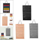 Maxbell Belt Display Dustproof Rack Wall Hanging Felt Adults for eight belts 5 Medals Black