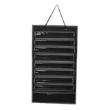 Maxbell Belt Display Dustproof Rack Wall Hanging Felt Adults for eight belts 5 Medals Black