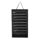 Maxbell Belt Display Dustproof Rack Wall Hanging Felt Adults for eight belts 5 Medals Black