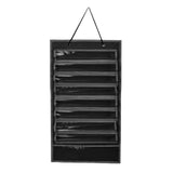 Maxbell Belt Display Dustproof Rack Wall Hanging Felt Adults for eight belts 5 Medals Black