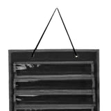 Maxbell Belt Display Dustproof Rack Wall Hanging Felt Adults for eight belts 5 Medals Black