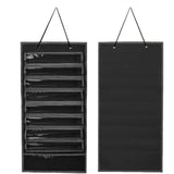 Maxbell Belt Display Dustproof Rack Wall Hanging Felt Adults for eight belts 5 Medals Black