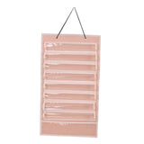 Maxbell Belt Display Dustproof Rack Wall Hanging Felt Adults for eight belts 5 Medals Pink