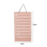 Maxbell Belt Display Dustproof Rack Wall Hanging Felt Adults for eight belts 5 Medals Pink
