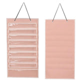 Maxbell Belt Display Dustproof Rack Wall Hanging Felt Adults for eight belts 5 Medals Pink