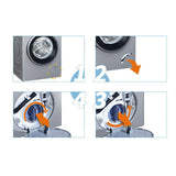 Maxbell Washing Machine Drain Pump Filter Practical for Accessories Blue