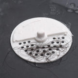 Maxbell Rotatable Floor Drain Cover Durable Detachable for Dormitory Bathroom Toilet White