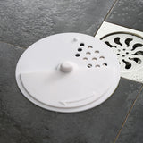 Maxbell Rotatable Floor Drain Cover Durable Detachable for Dormitory Bathroom Toilet White