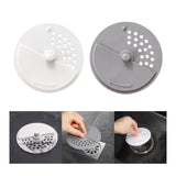 Maxbell Rotatable Floor Drain Cover Durable Detachable for Dormitory Bathroom Toilet White