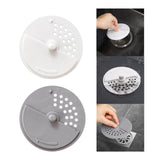 Maxbell Rotatable Floor Drain Cover Durable Detachable for Dormitory Bathroom Toilet White