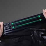 Maxbell 50Pcs Garbage Bags Recycling Bags Bin Liners for Household Office Commercial 80mx100cm