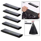 Maxbell 50Pcs Trash Bags Wastebasket Bags Leakproof for Bedroom Style A