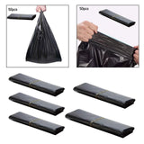Maxbell 50Pcs Trash Bags Wastebasket Bags Leakproof for Bedroom Style A