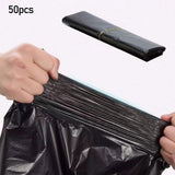 Maxbell 50Pcs Trash Bags Wastebasket Bags Leakproof for Bedroom Style C