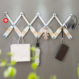 Maxbell Wall Mounted Coat Hook Hanger Hat Clothes Rack for Purses Scarfs Living Room