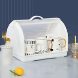Maxbell Nursing Bottle Storage Box with Drainer and Cover for Tea Cup Coffee Mug