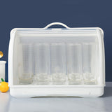 Maxbell Nursing Bottle Storage Box with Drainer and Cover for Tea Cup Coffee Mug